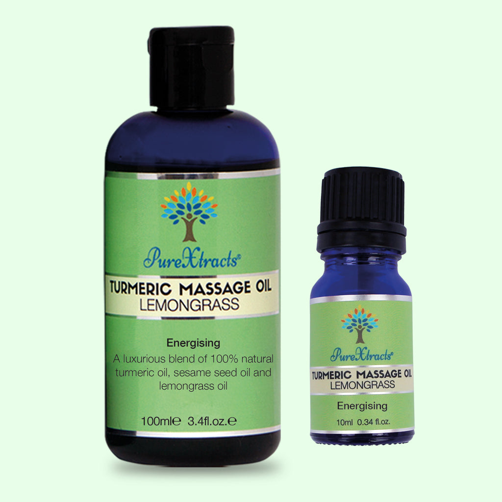 Turmeric Massage Oil - 100ml and 10ml oil together - PureXtracts