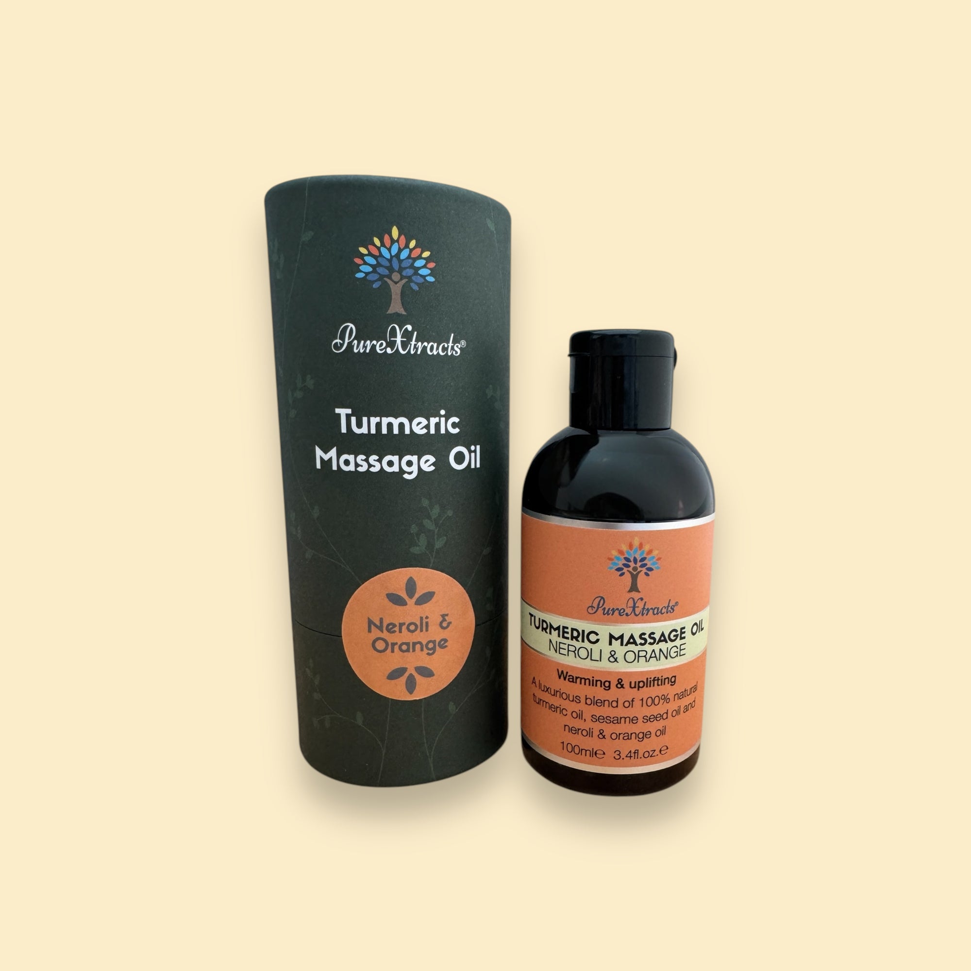 Turmeric Massage Oil With Neroli And Orange Purextracts